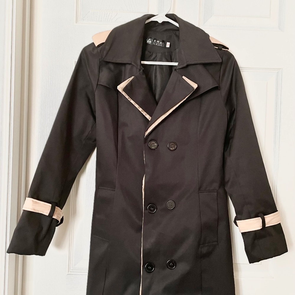 Trench rain coat